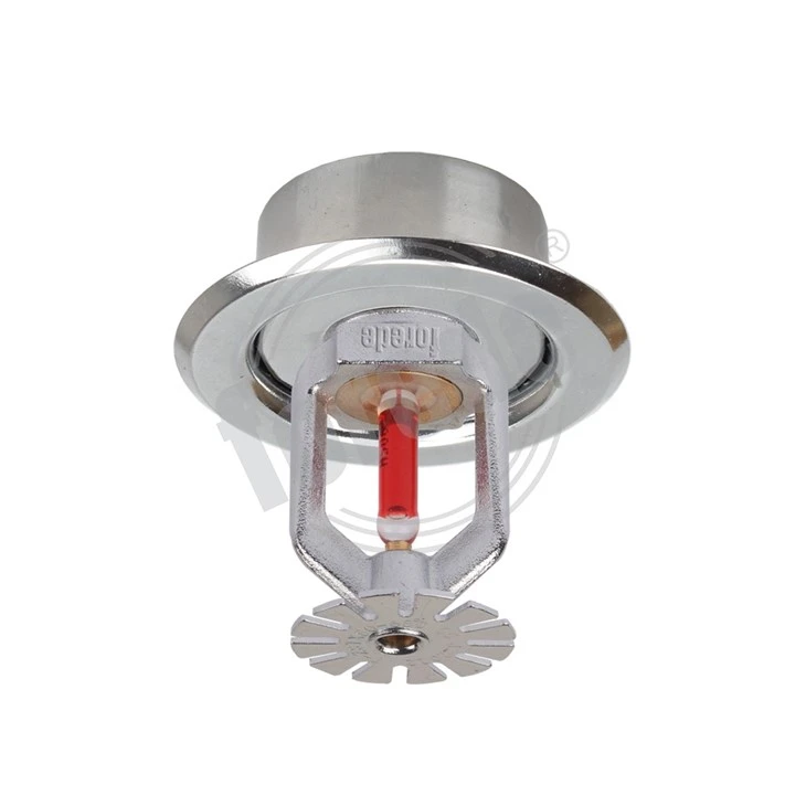 Pendent Sprinkler Head With Escutcheon Plate
